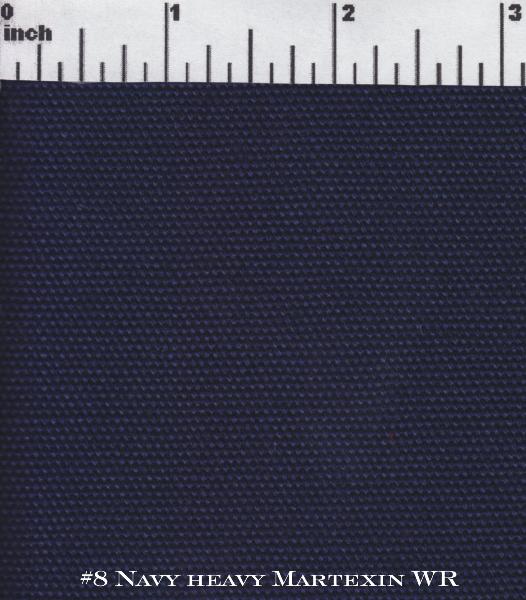 Navy Heavy Martexin Water Repellent #8 Duck
