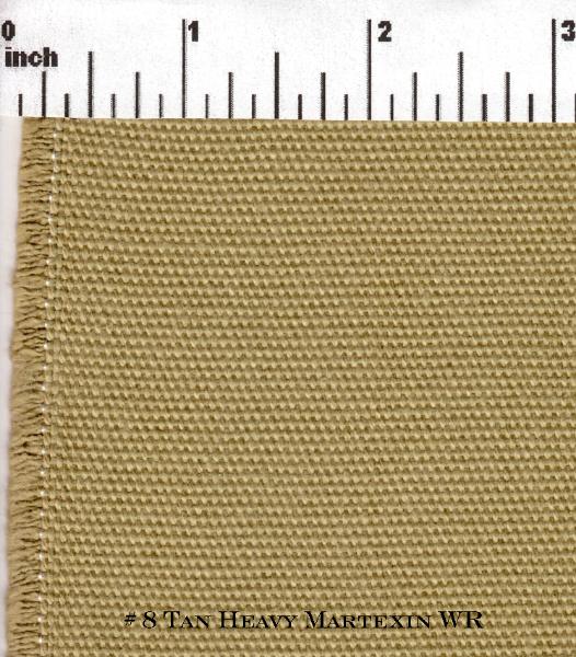 Tan Heavy Martexin Water Repellent #8 Duck